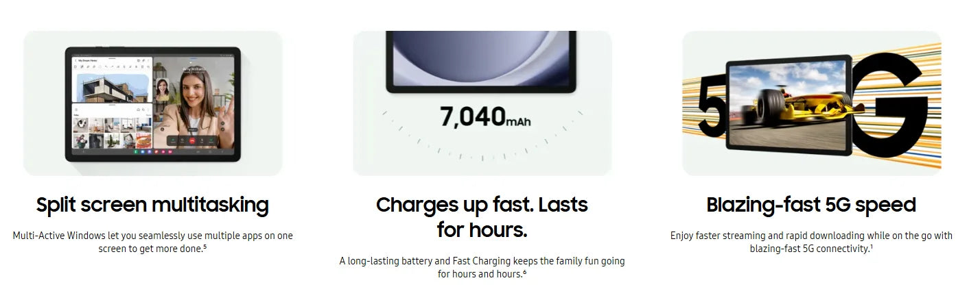 Buy samsung galaxy tab a9+ 5g online