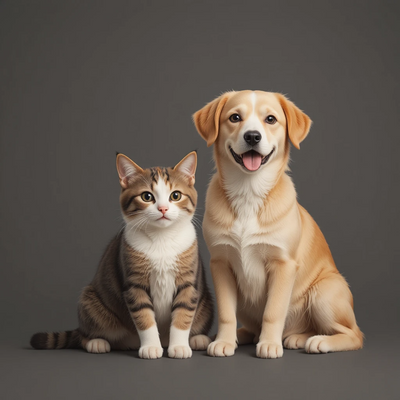 Dogs & Cats happy healthy care love