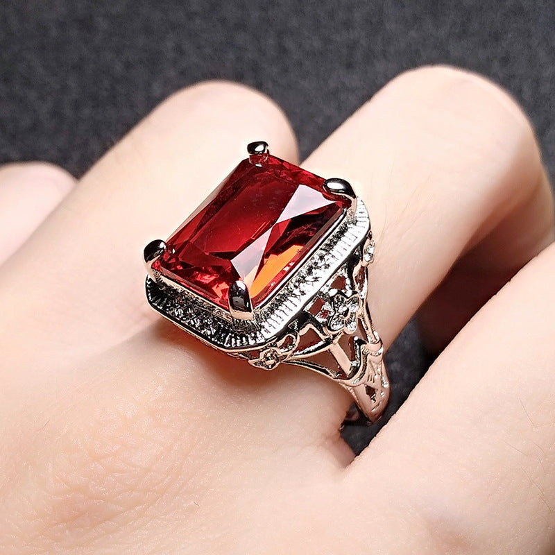 Women's ruby ring