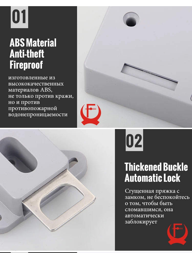 Battery powered rfid lock