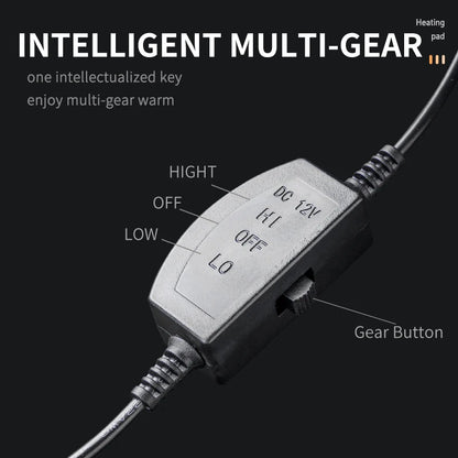 Heated car seat cover quick heat