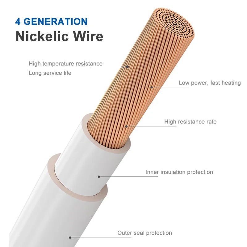 Heated car seat cover adjustable heat