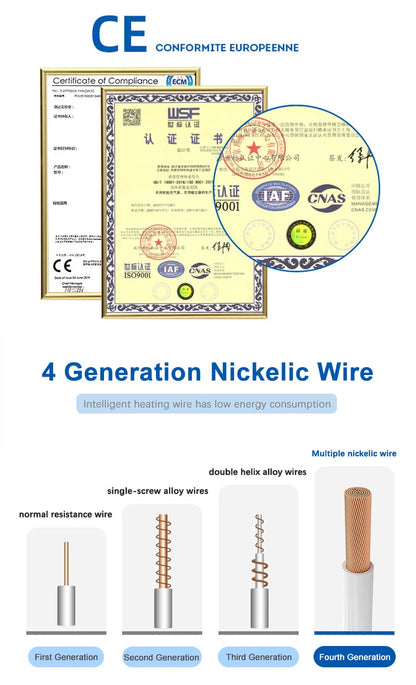 Fast heating car seat cover