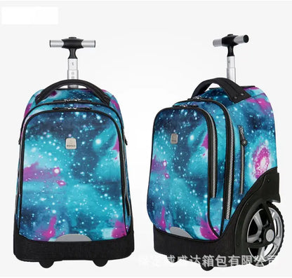 Professional grade wheeled backpacks for students