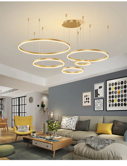 Modern led ceiling chandelier for living room
