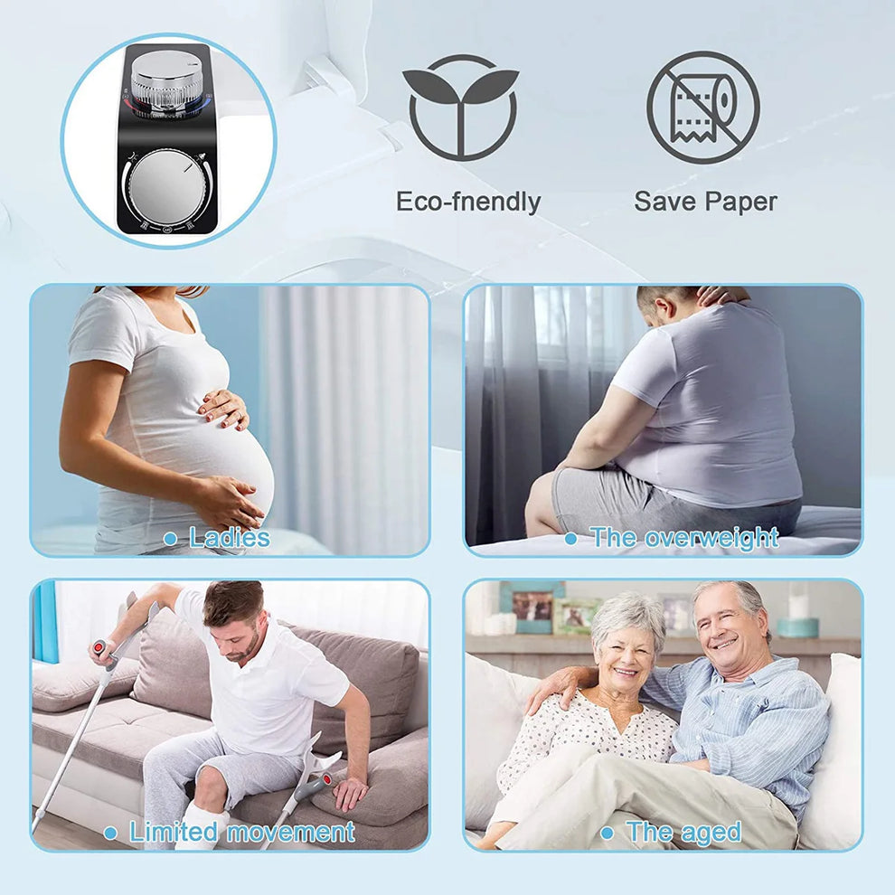 non electric bidet - Bathroom Accessories - Non-Electric Bidet Toilet Seat Attachment