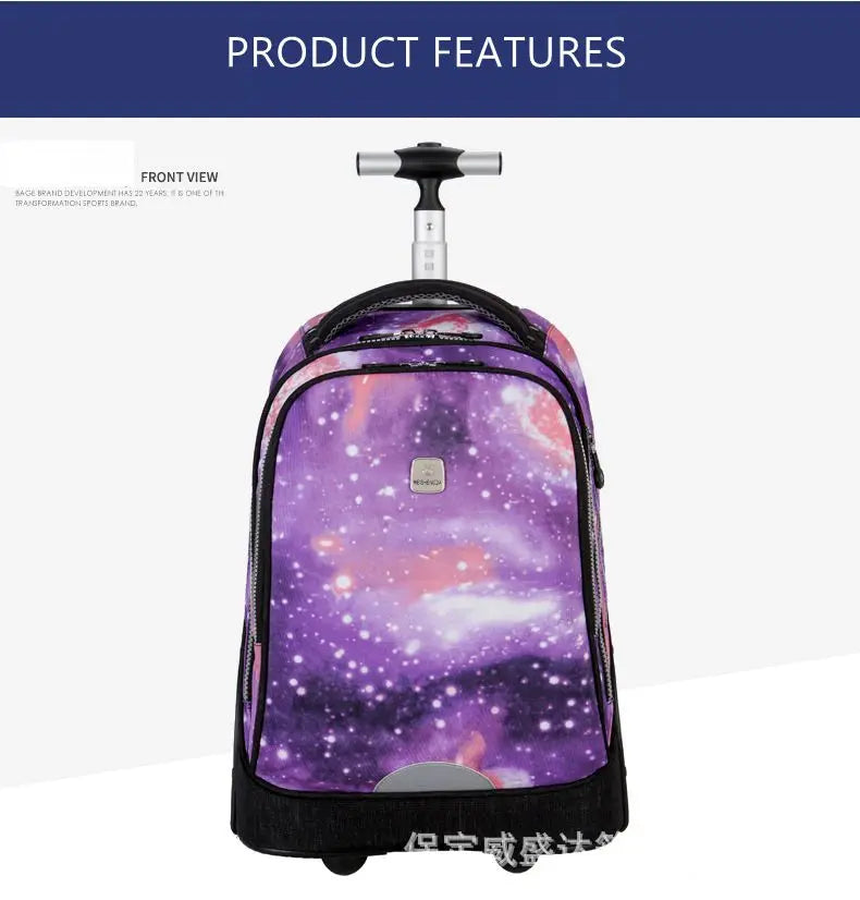 Enhanced performance travel rolling bags