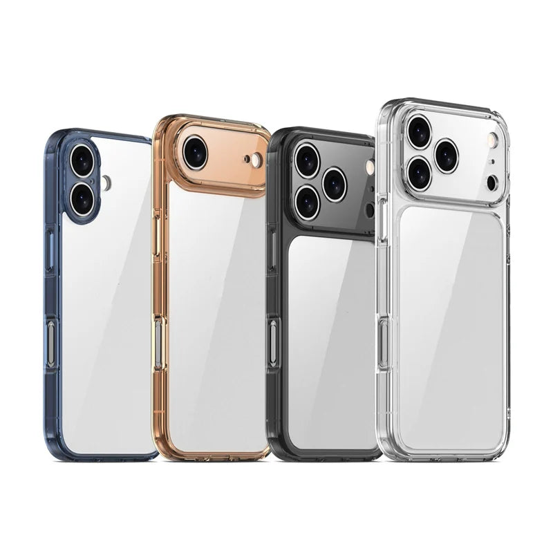 Top 5 Clear hybrid TPU PC iPhone 17 Pro Max cover Air