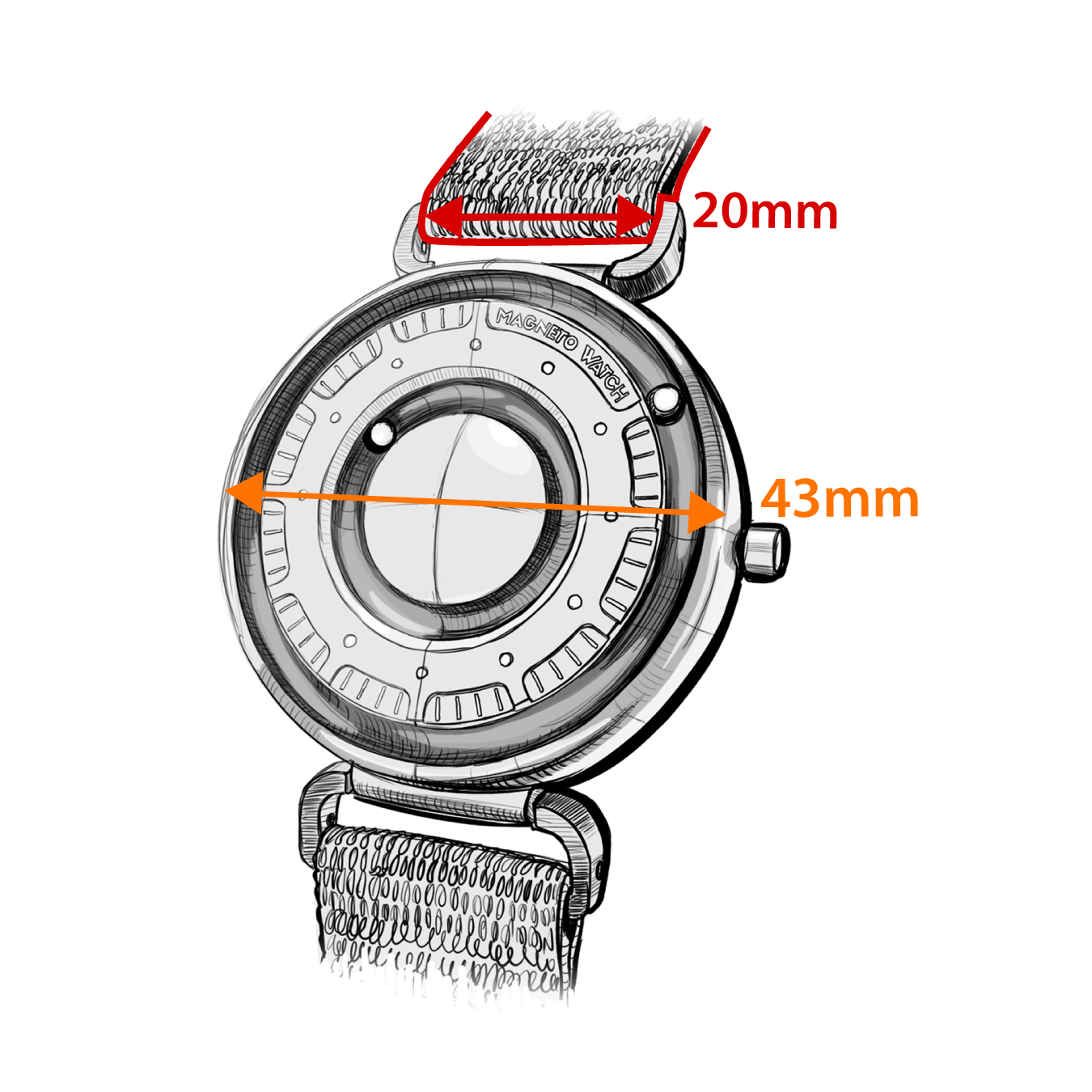 Urban statement watches