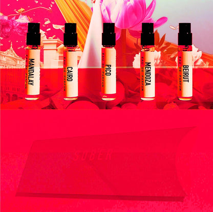 Vanilla amber perfume