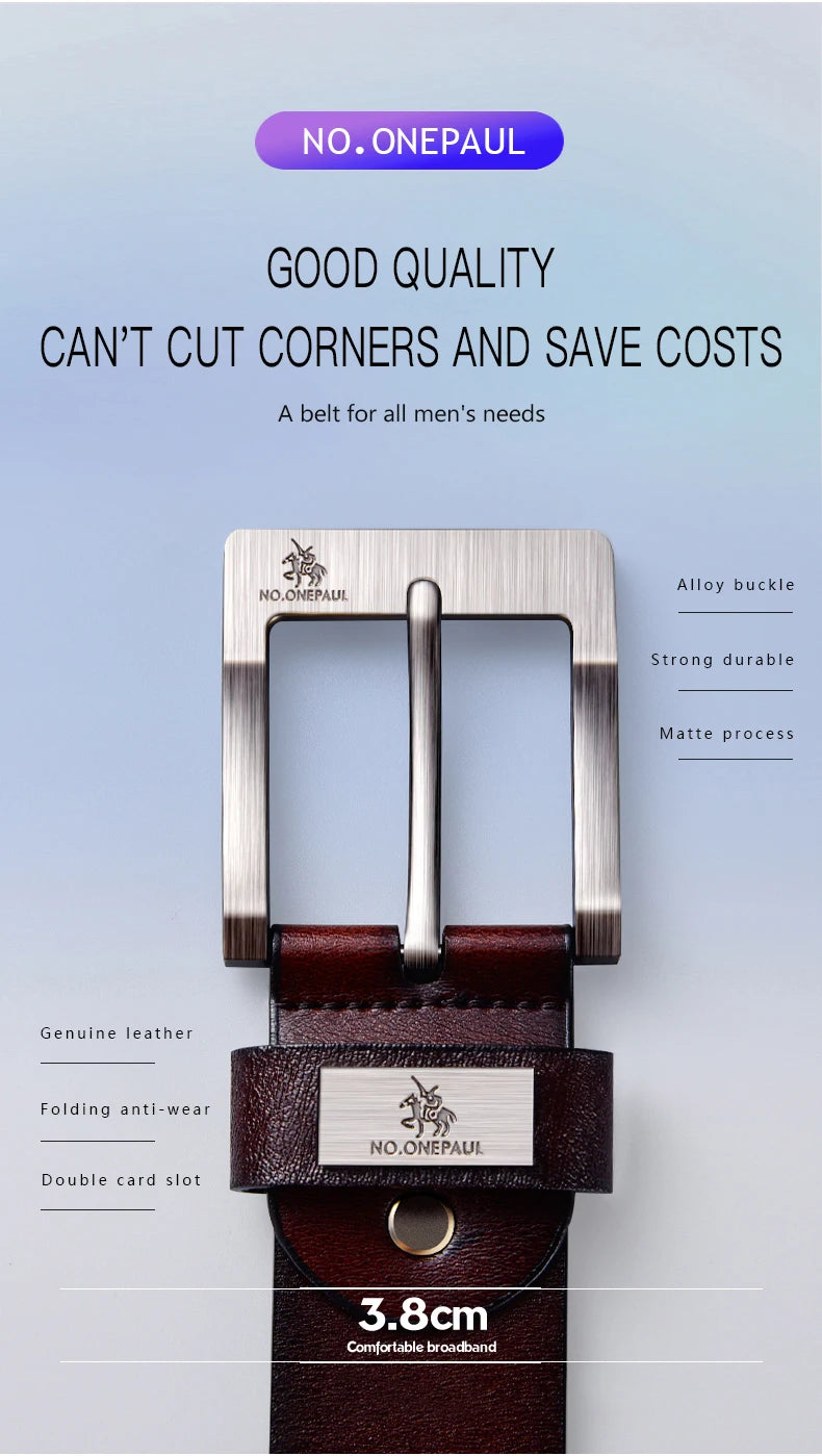 Unisex leather belts