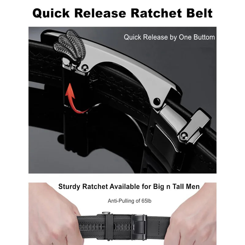 Genuine leather belts