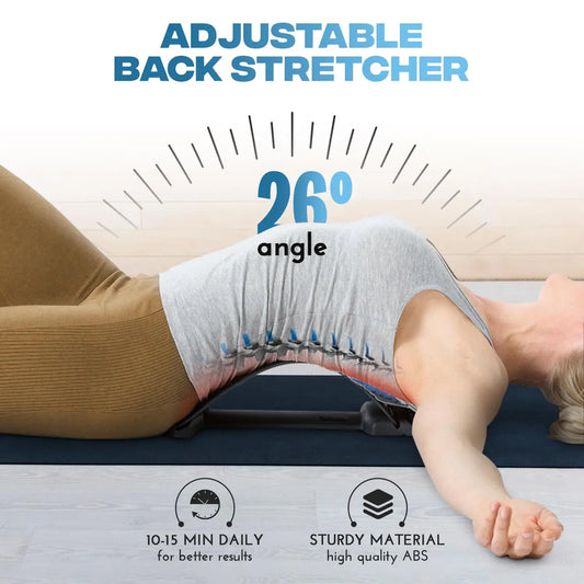 lower back pain relief - Fitness - Exercise - Lumbar stretching and massage device