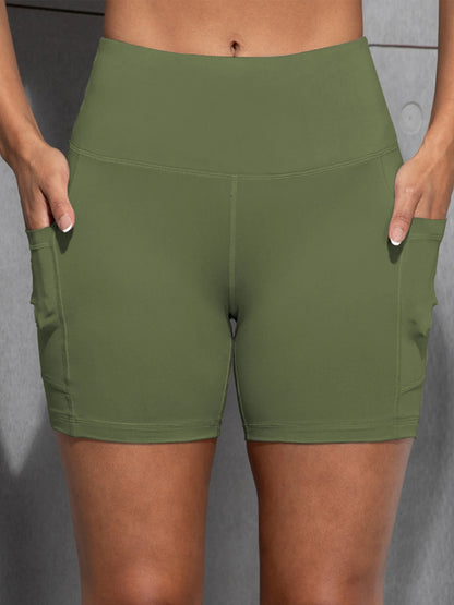 high waisted yoga shorts - Women Sportswear - Yoga Shorts