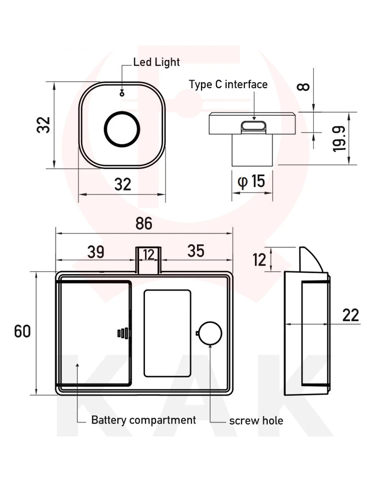 Biometric smart lock with keypad