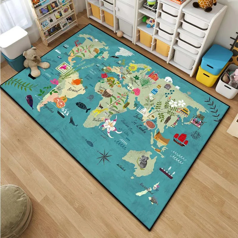 Non slip area rug