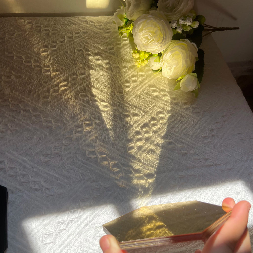 3d hexagon mirror wall stickers - Home Decor - 3D Hexagon Mirror Wall Sticker