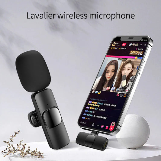 ai processed wireless lavalier audio - Electronics - Wireless Lavalier Microphone