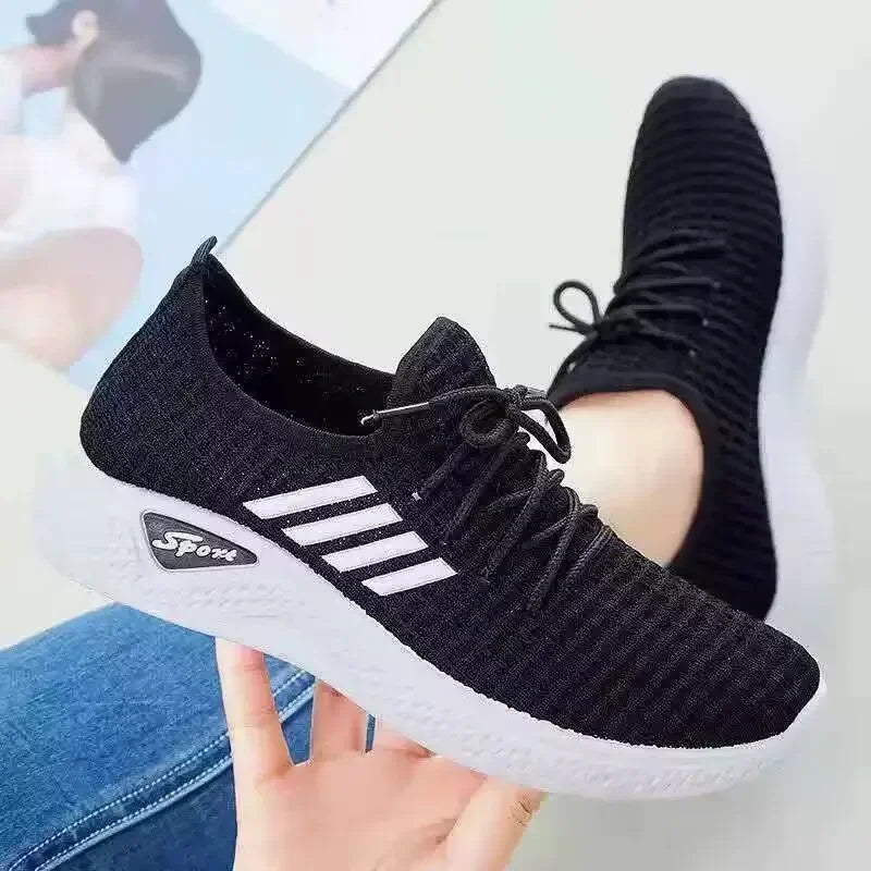 Rubber insole women's sneakers