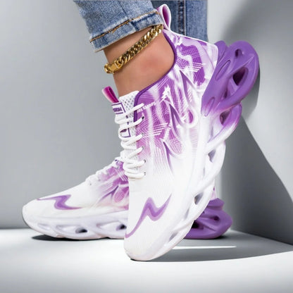 Breathable mesh running shoes for men and women