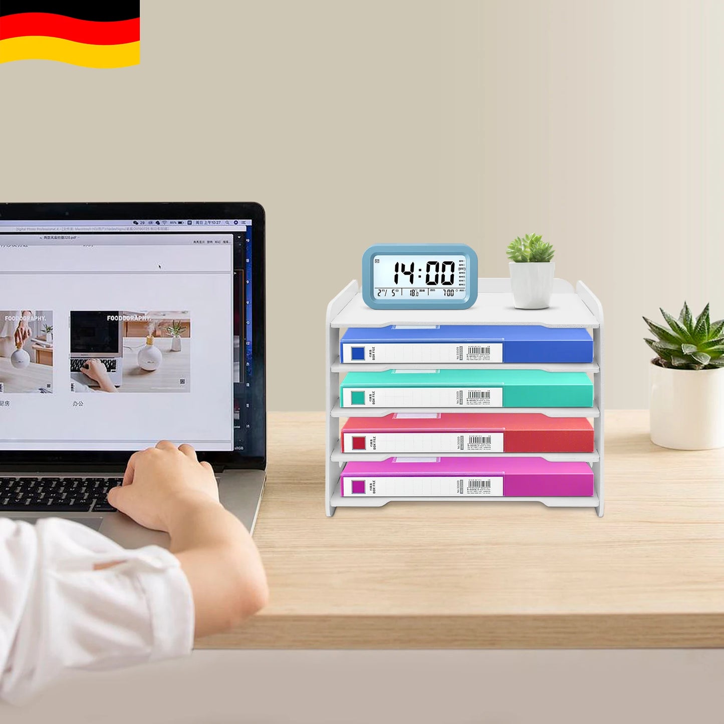 Document tray organizer