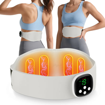 Electric heated waist massager