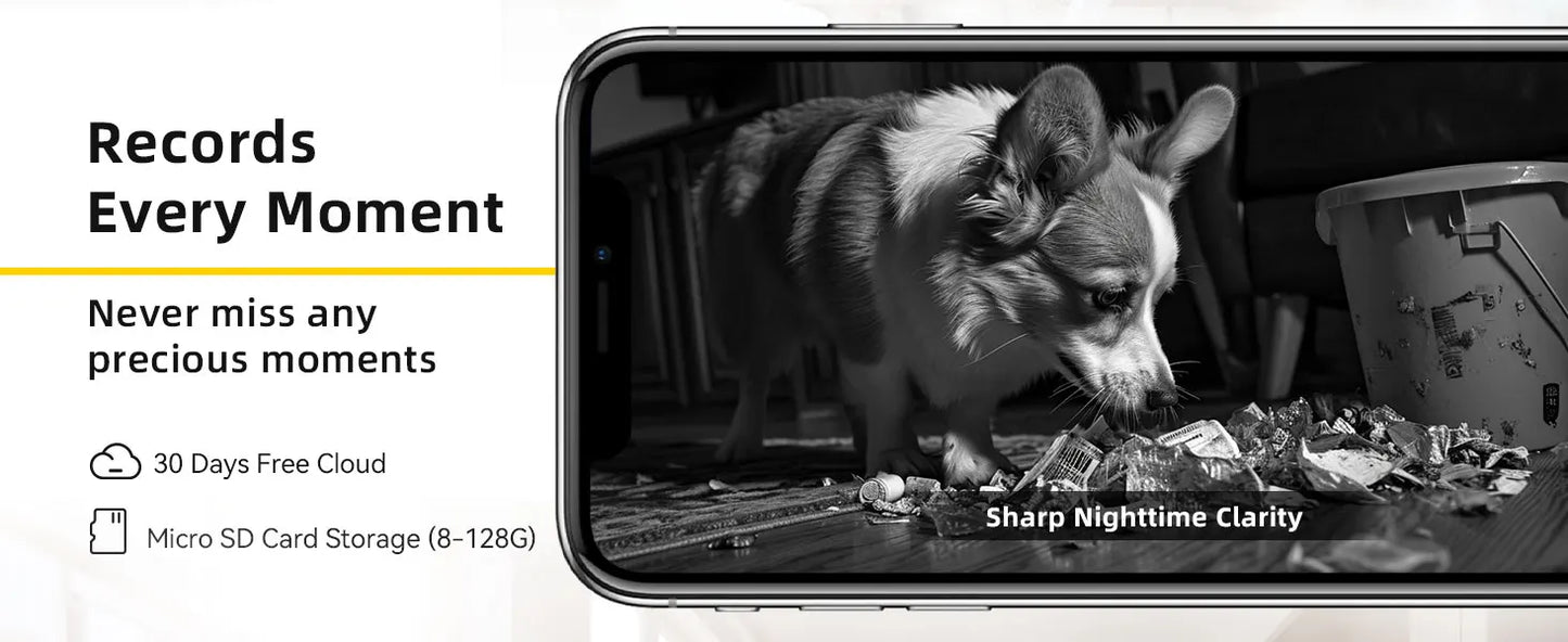 Indoor 5g home security camera