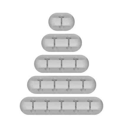 Desktop cable organizer silicone