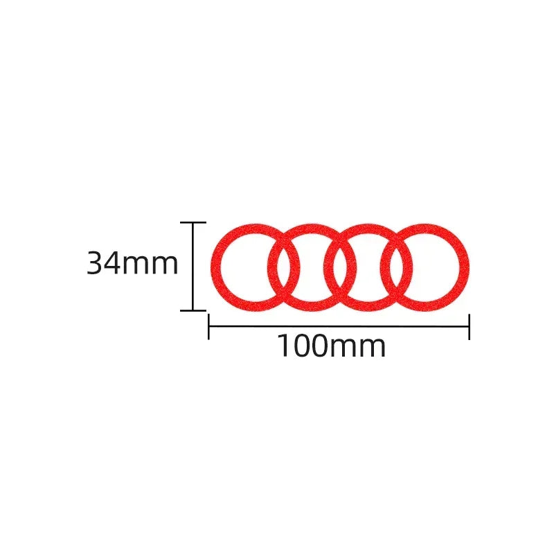 Reflective car decals