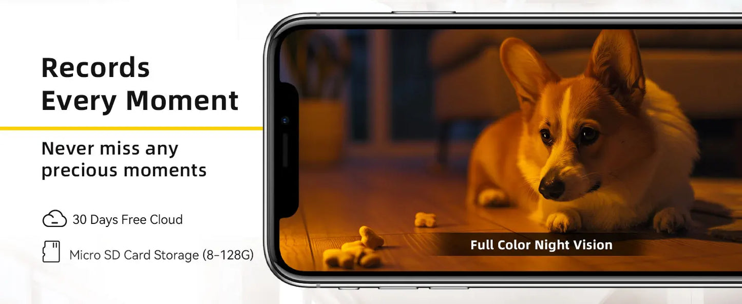 Boykeep 3mp wifi pet camera