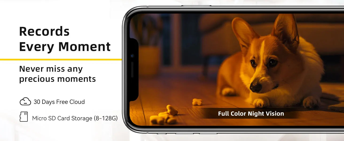 Boykeep 3mp wifi pet camera