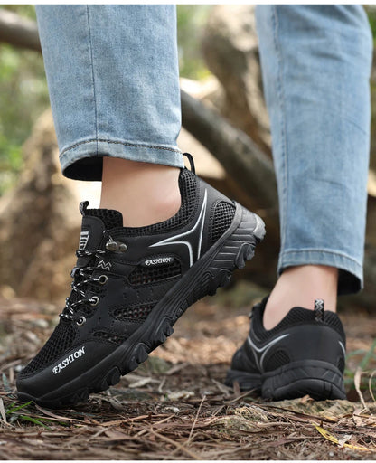 Athletic hiking shoes