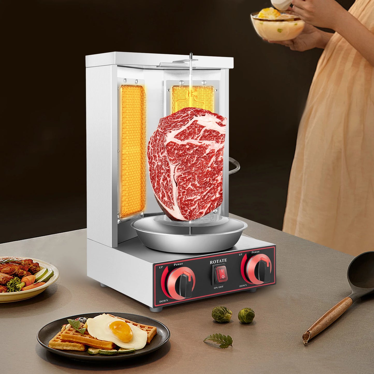 Doner kebab grill machine price