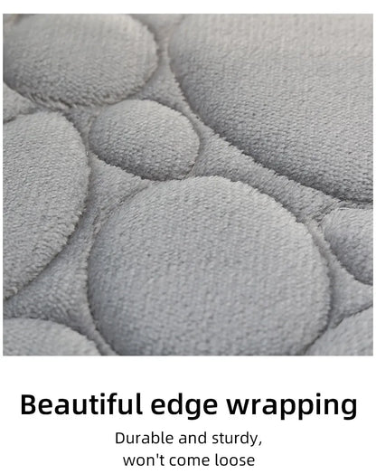 Modern style soft bathroom floor mats