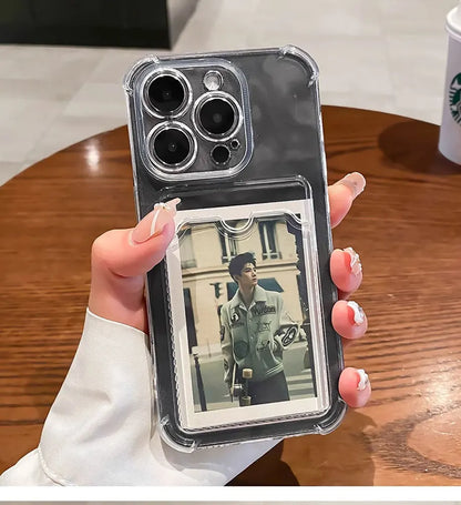 Offre limitée Mobile Phone Cases - Transparent Card Holder Phone Case