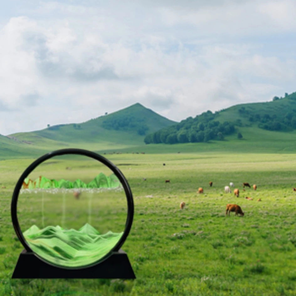 quicksand 3d decor - Home Decor - 3D Moving Sand Art Hourglass