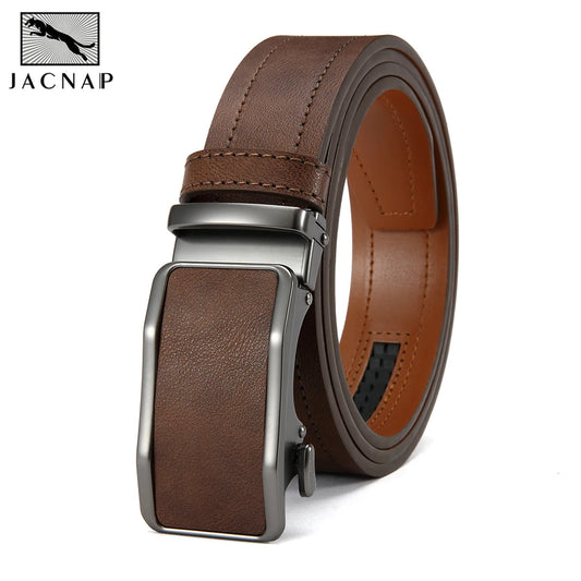 Men's leather belts