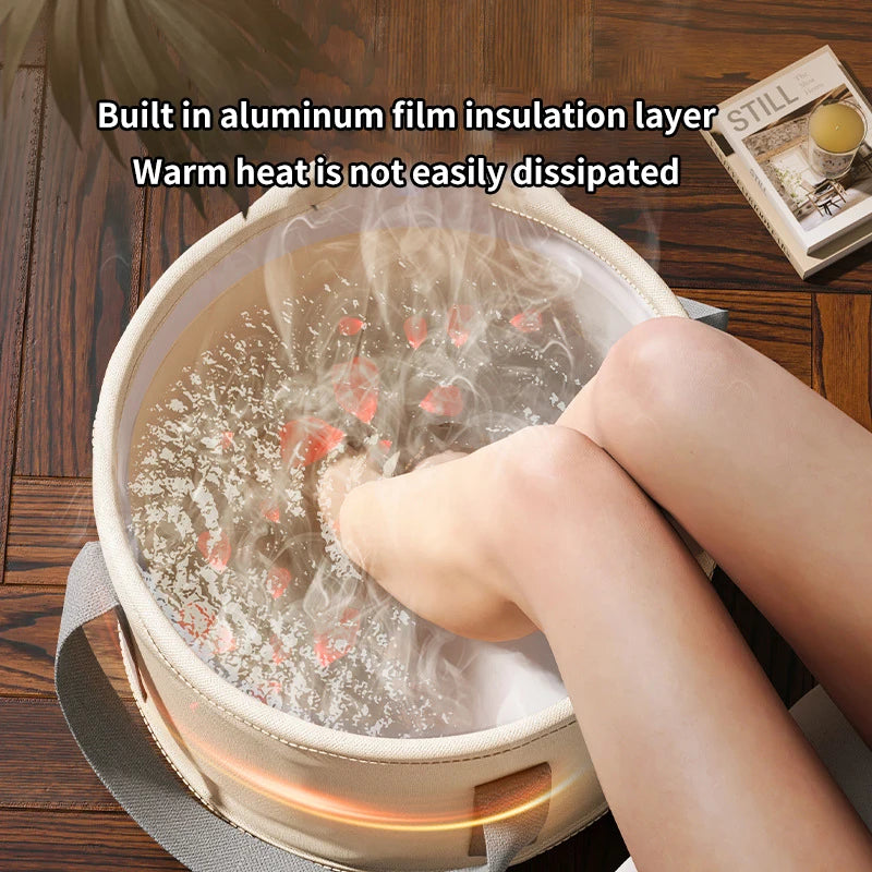 collapsible foot spa - Home - Kitchen - Bathroom - Bath Accessories - Collapsible Foot Bath Basin