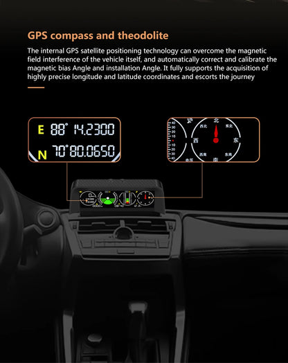 Hud speedometer overspeed alarm
