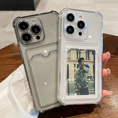 Bestseller Mobile Phone Cases - Transparent Card Holder Phone Case