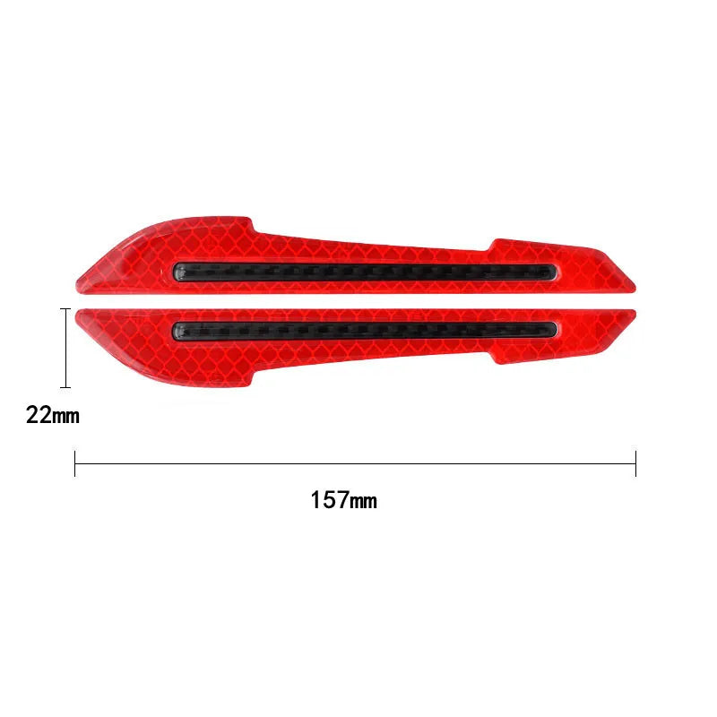 Car wheel hub safety decals