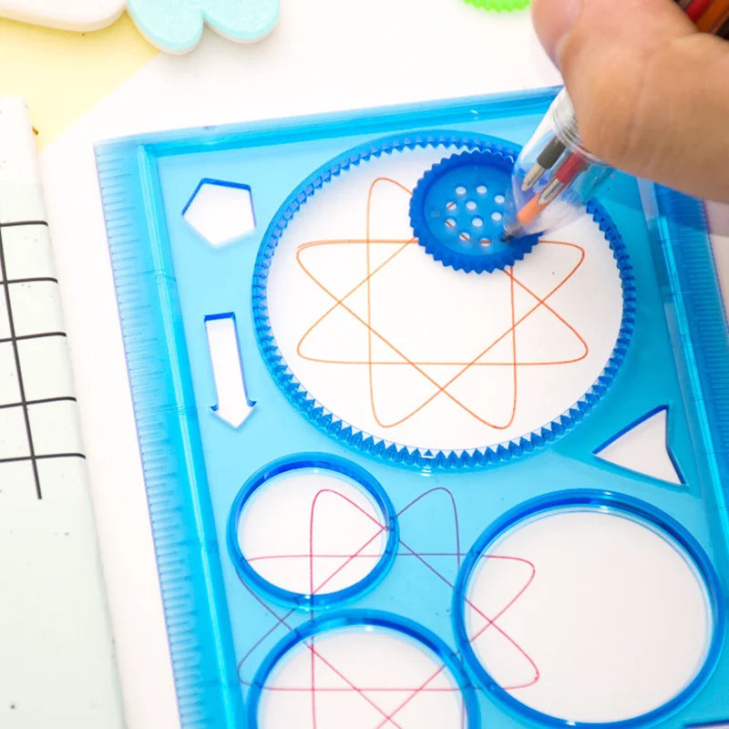 geometry set - Arts - Crafts - Geometry Spirograph Drawing Stencils Set