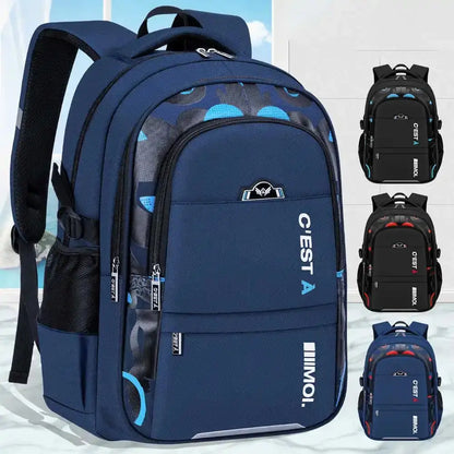 Waterproof school backpack for boys