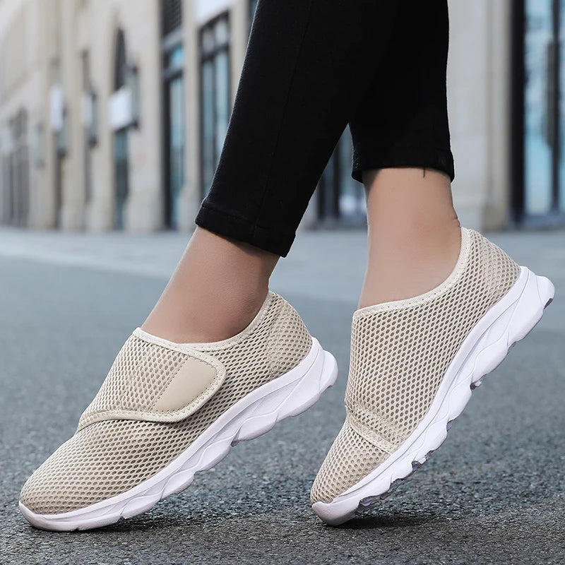 Air mesh upper orthopedic shoes
