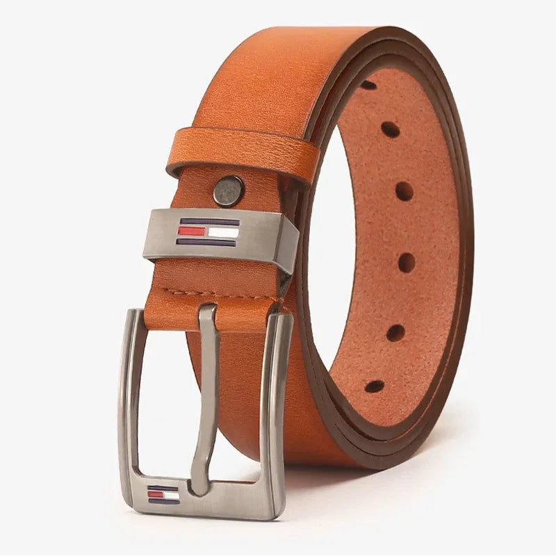 Synthetic leather belt