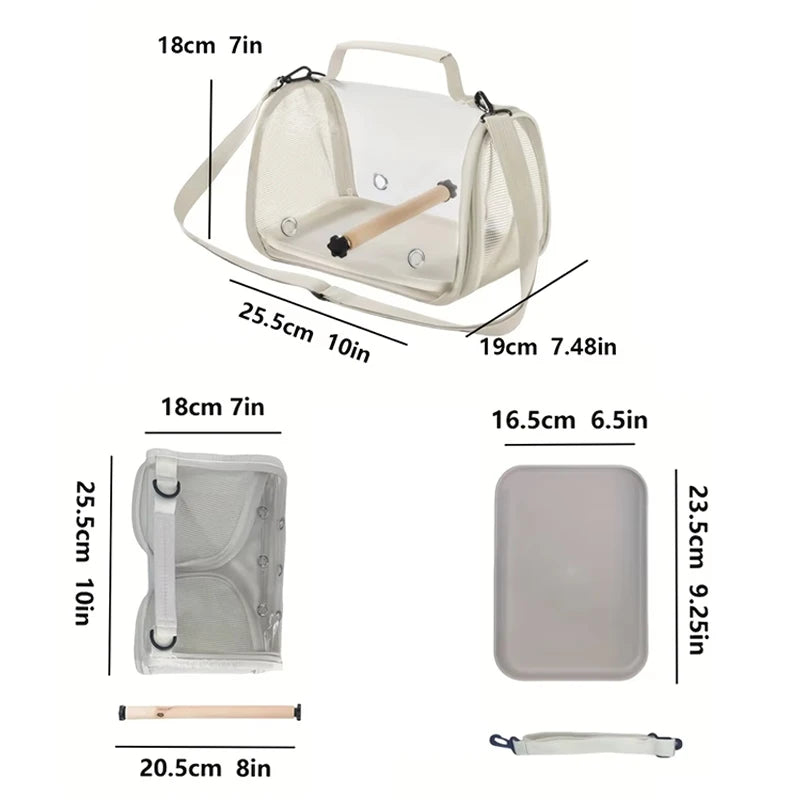 backpack bird carrier 2025 - Pet Supplies - Bird Travel Carrier