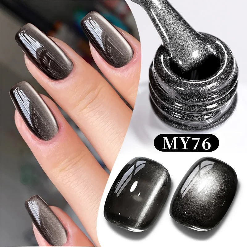 Magnetic gel nail polish
