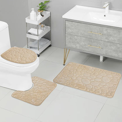Soft microfiber bath mat