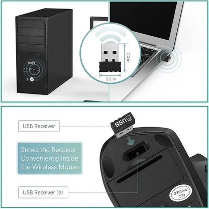 Wireless mouse with 6 buttons