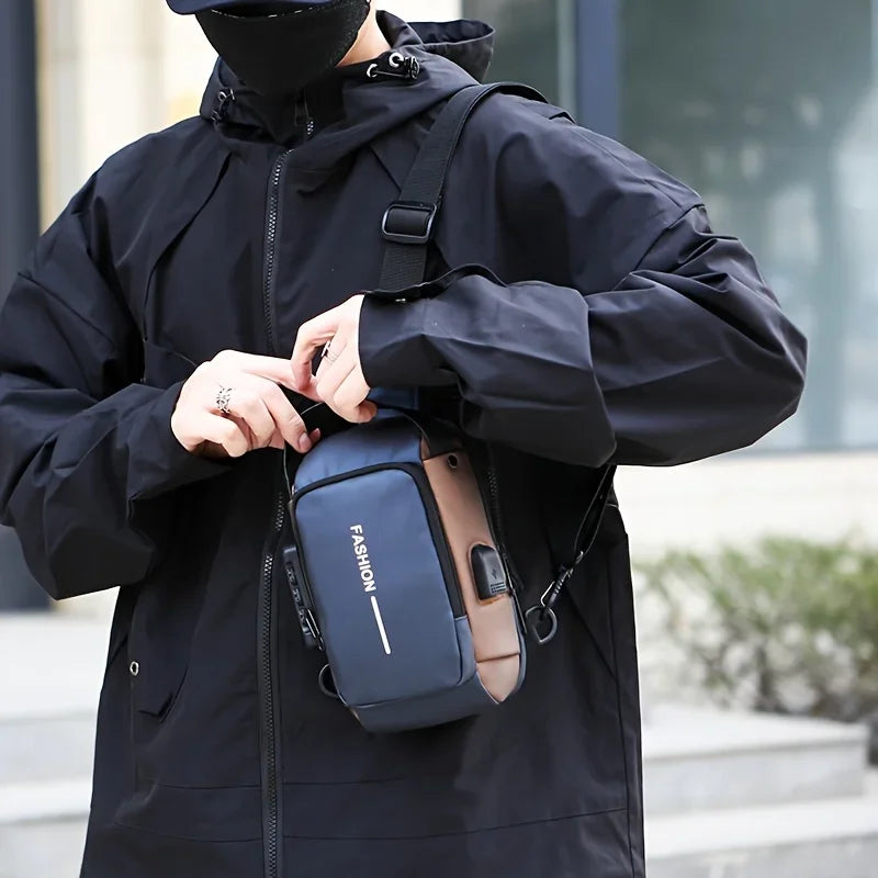 Stylish motorcycle crossbody chest pack